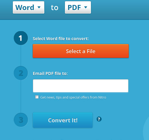 Convertidor de pdf a word gratis online nitro